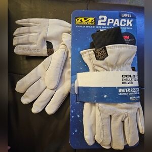 Mechanix Wear Cold Weather Insulated Leather Gloves 2pk. Large